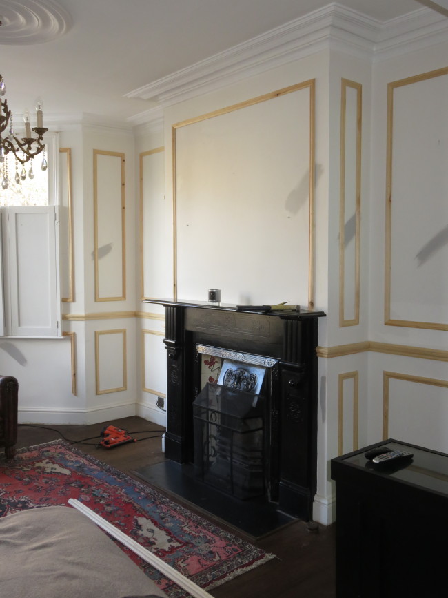 Victorian Refurb with trim plant on bespoke boiserie mouldings